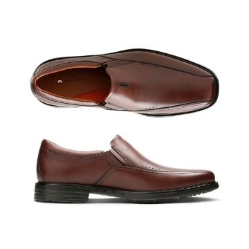 Clarks Unsheridan Go, Men's Leather Casual Dress Slip Loafer