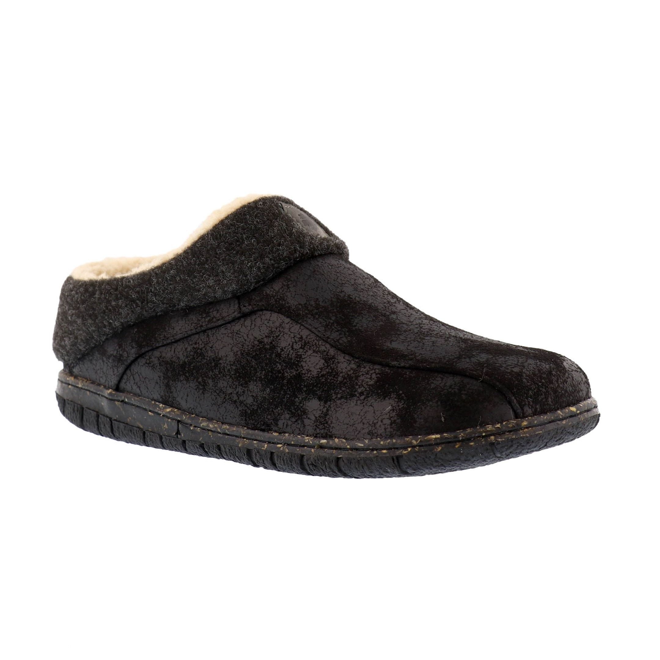 Plush Black Women's Slipper – Foamtreads