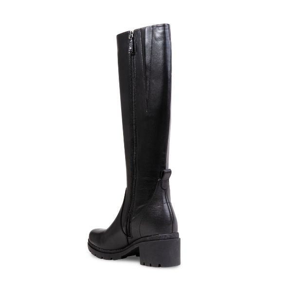 Tall Boot - Black Leather