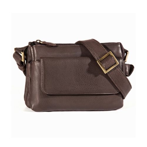 Top Zip Cross Body Bag