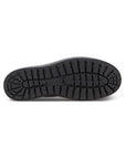 Outsole with black tread and Ecco logo embossed in the center. 