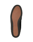 Black and brown rubber outsole, textured for grip. Foamtreads logo is embossed in the center. 