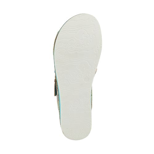 White rubber outsole. 