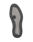 Bottom view of 14701 Lace-Up Sneaker sole featuring durable rubber outsole with chevron pattern grip, layered design, and circular traction pad for enhanced stability and slip resistance