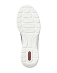 Men's white outsole with red Rieker logo.