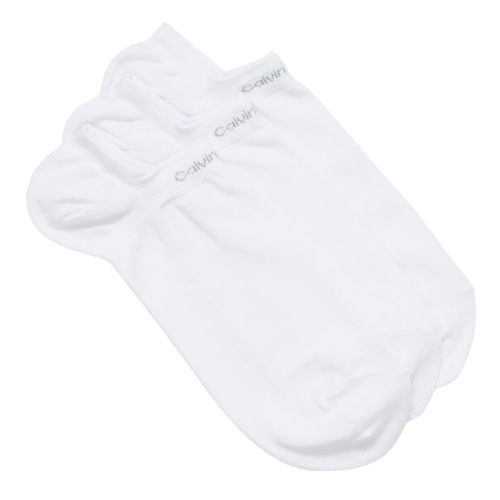 White ankle sock with Calvin Klein logo 