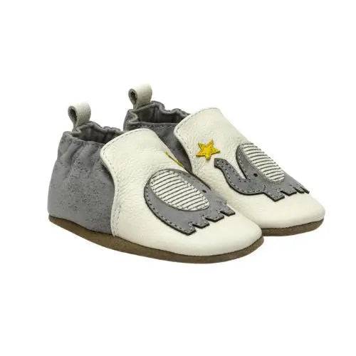 Robeez Soft Soles - Ivory Elephant Robeez