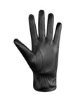 An Auclair Faith black leather glove palm.