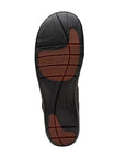 Black and brown textured outsole of UNLoop Mary Jane. 