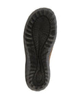 Black rubber outsole with textured tread pattern and JBU logo on heel.