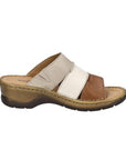 Side view of the Catalonia 86 slide sandal. 