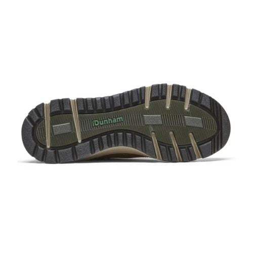 Black and green outsole of the Ubal II sneaker in brown. 