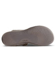 Textured rubber dark beige outsole with Clarks logo stamped at arch