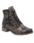 D4381 Laced Up Ankle Boot