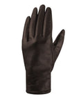 An Auclair brown leather glove with simple stitches.