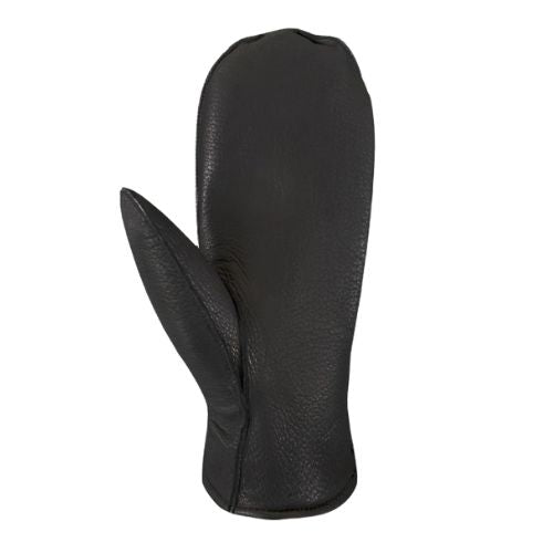 An Auclair black leather mitten palm.