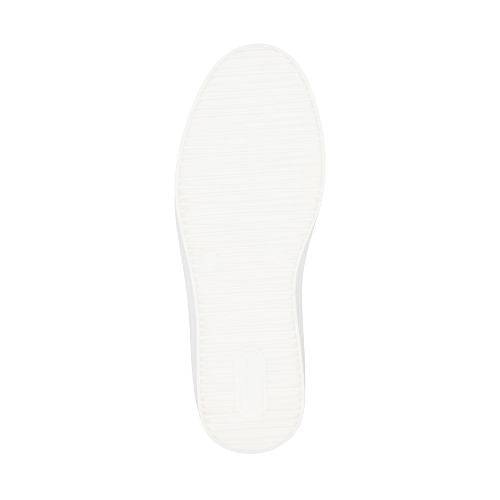 White outsole with Remonte logo stamped on heel.