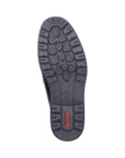 Black outsole with red Rieker logo on heel.