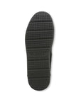 Black outsole of men's slipper with Vionic logo on center.