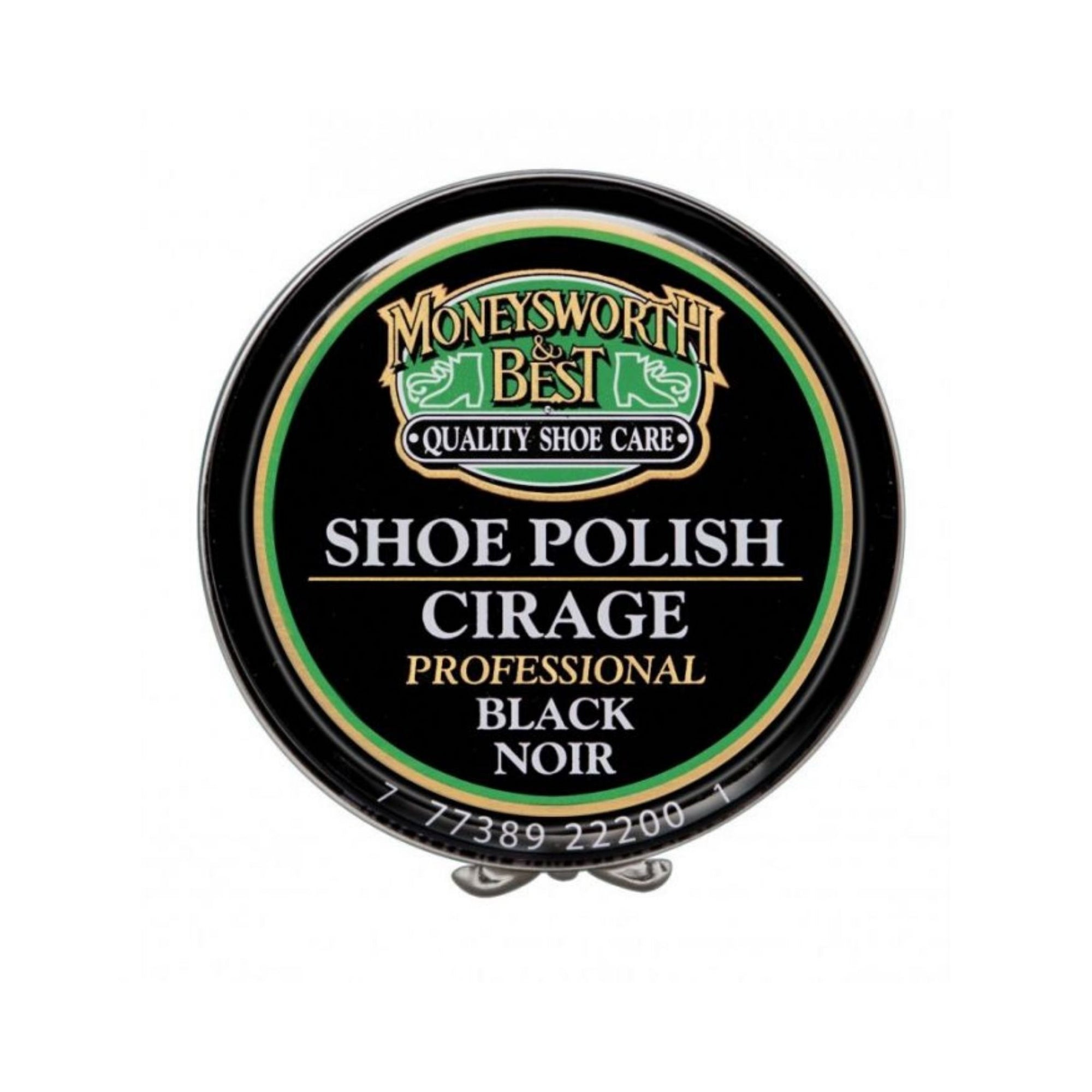 Black tin for black shoe polish