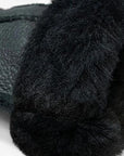 Black faux fur lining in Auclair's Gabrielle gloves.