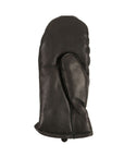 An Auclair black leather mitten palm. 