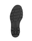 Black rubber outsole with tread and Ecco logo near the heel.