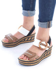 68176 Platform Wedge Sandals